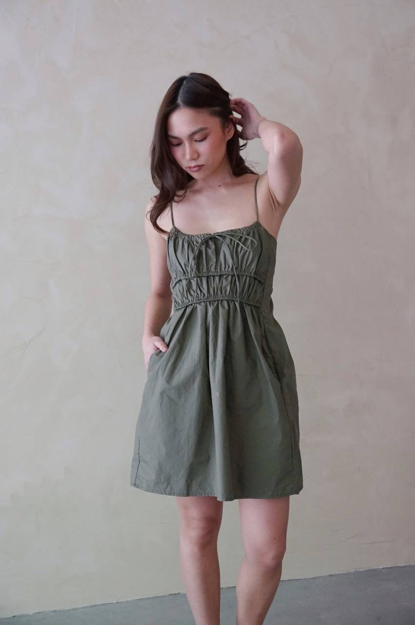 Solana Mini Dress Basil