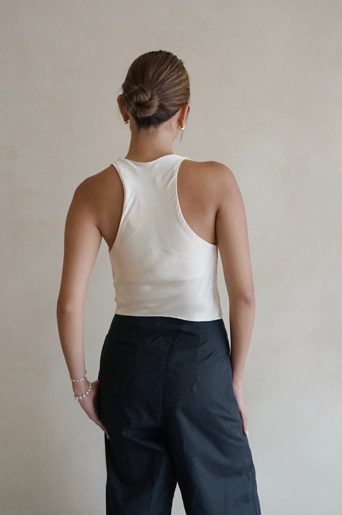 Aman Cowl Top Champagne