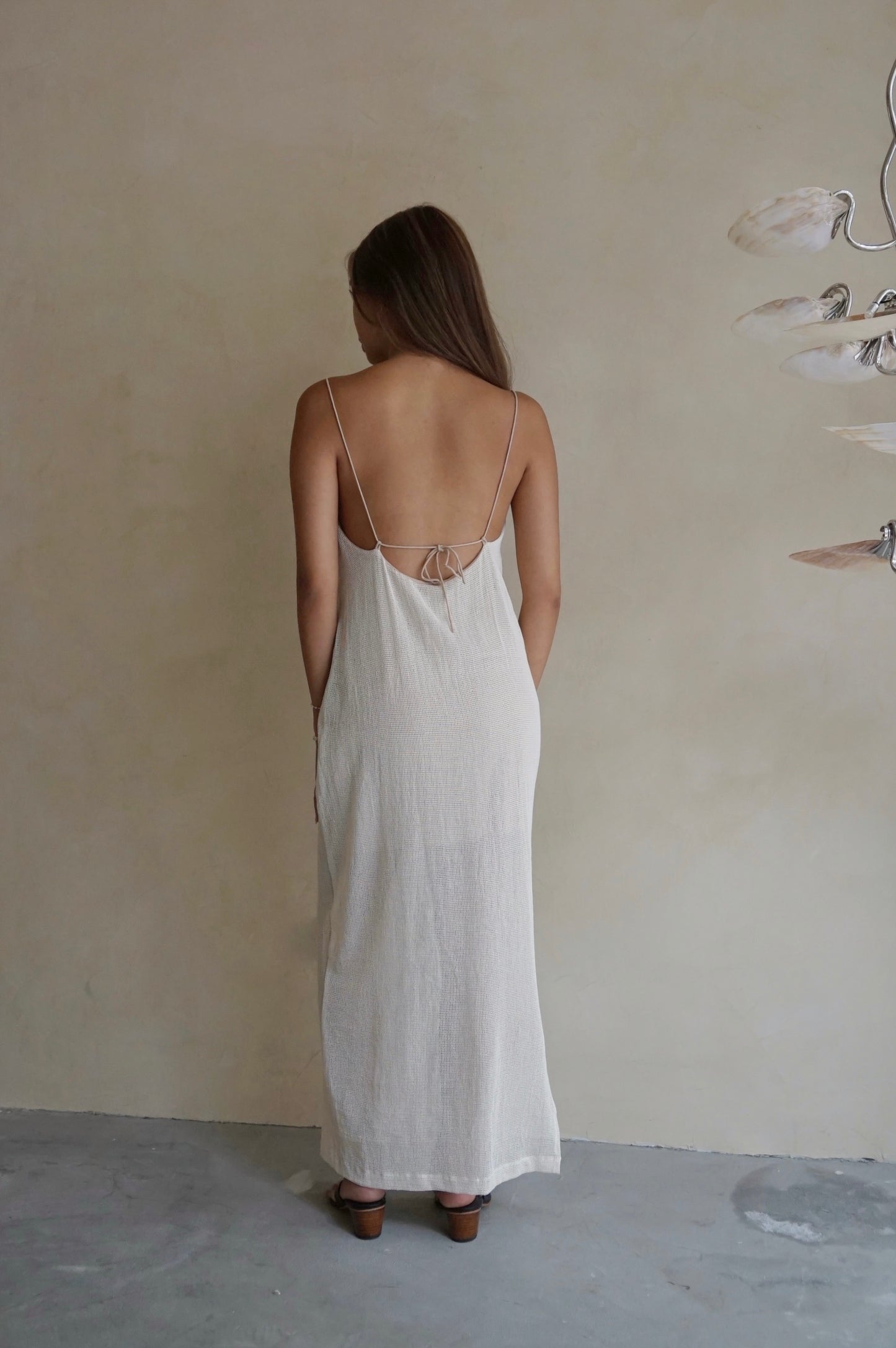 Net Presko Maxi Dress Natural