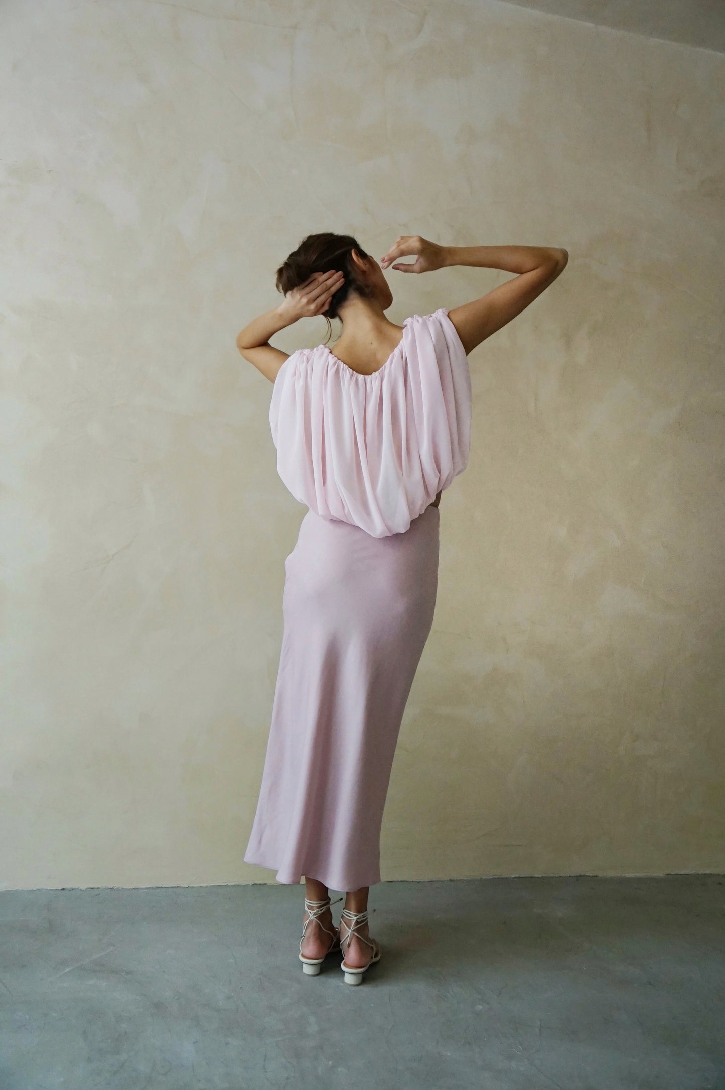 Bias Slip Skirt Blush (pre-order)