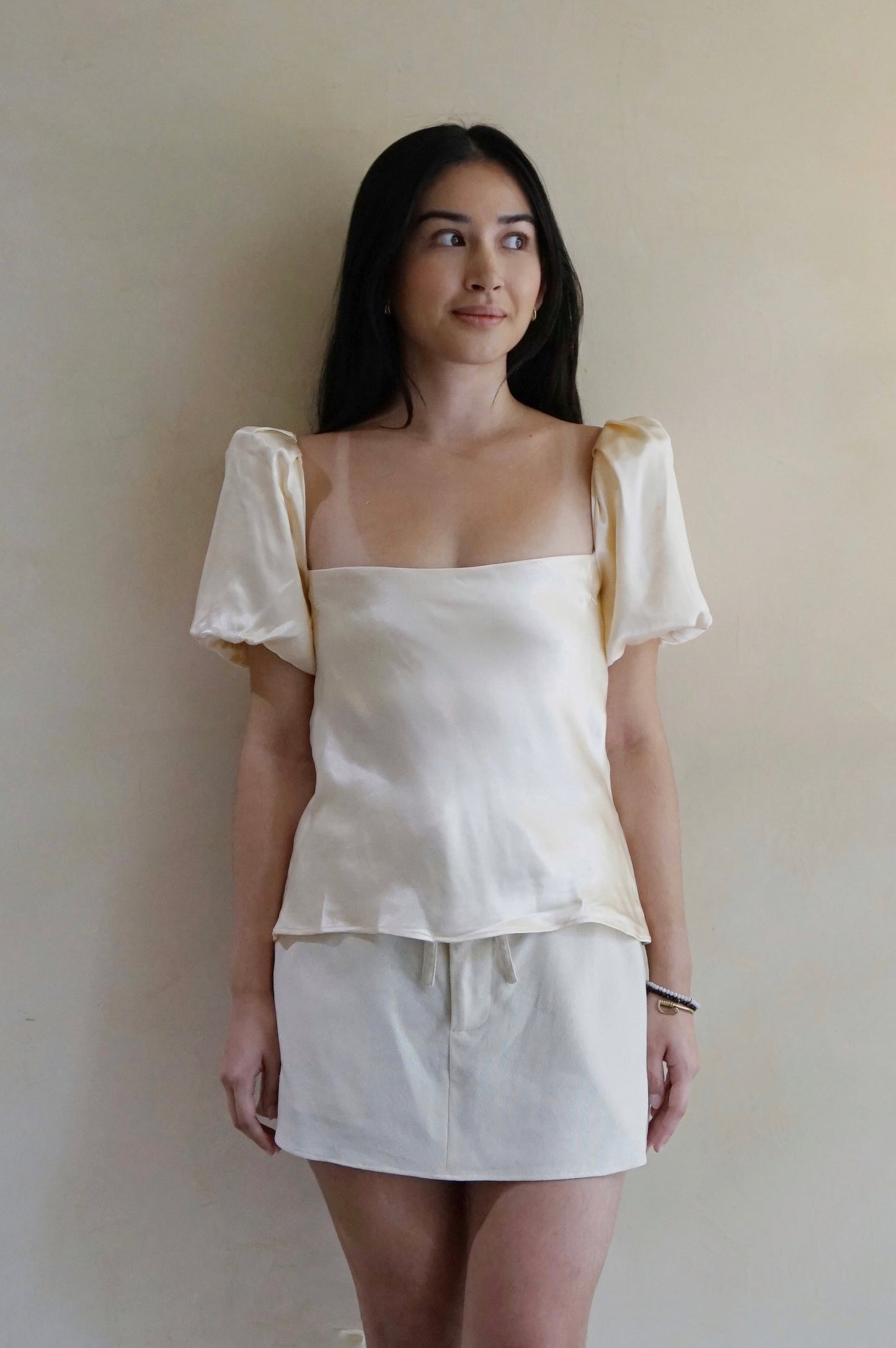 Bias Terno Top Champagne