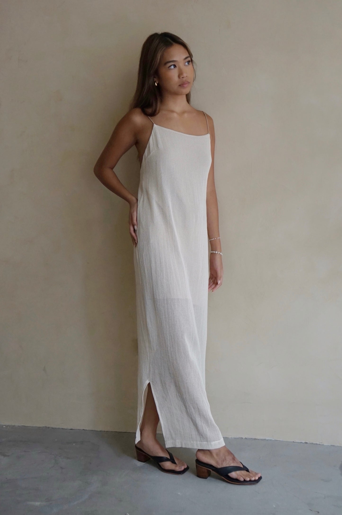 Net Presko Maxi Dress Natural