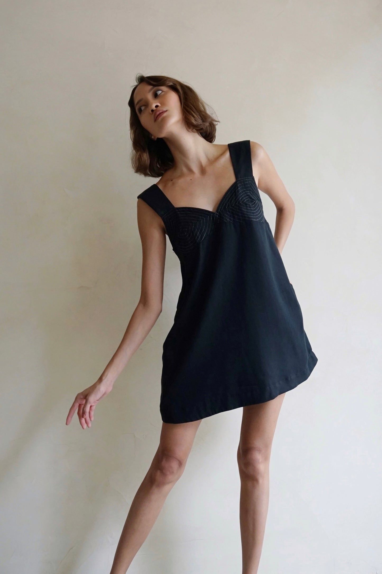 Coquille Shift Dress Ink