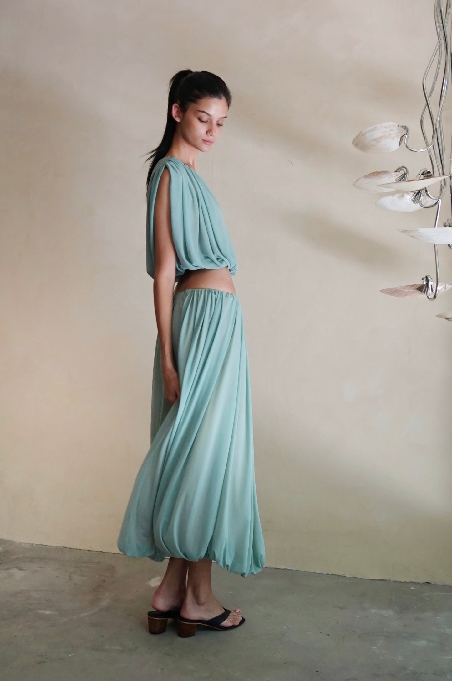 Cyanea Skirt Seafoam