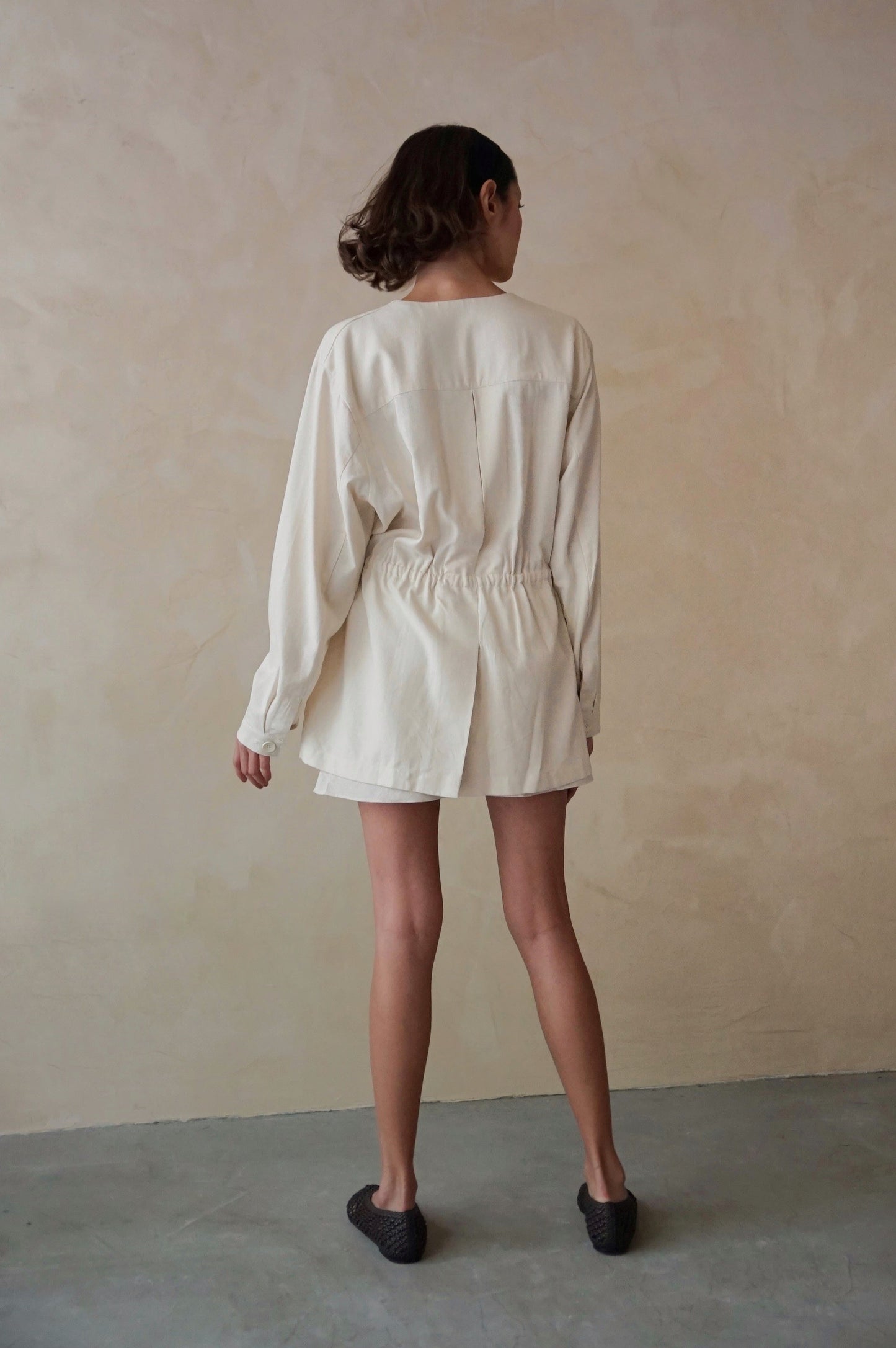 Safari Shirt Jacket Stone