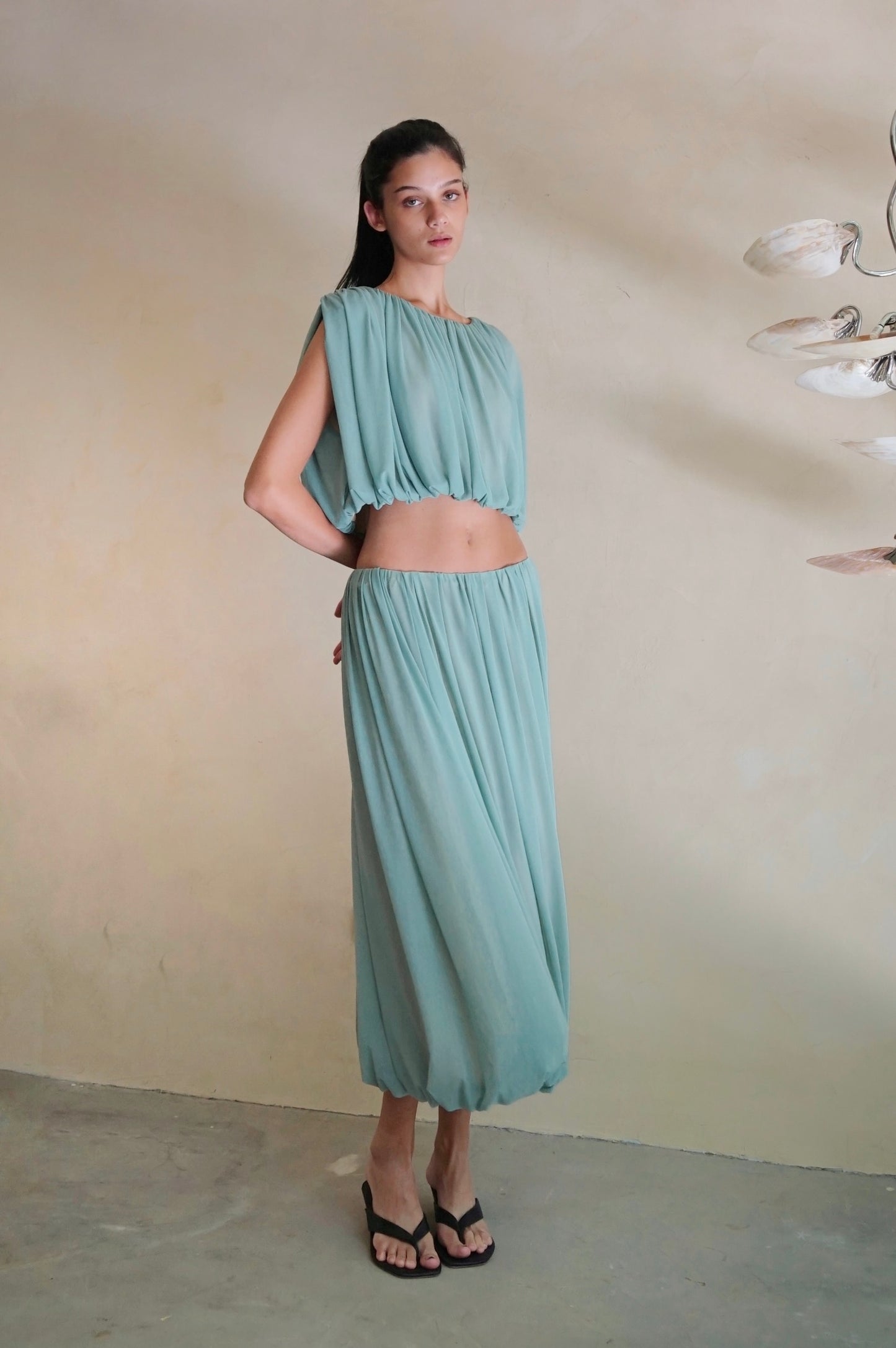 Cyanea Skirt Seafoam