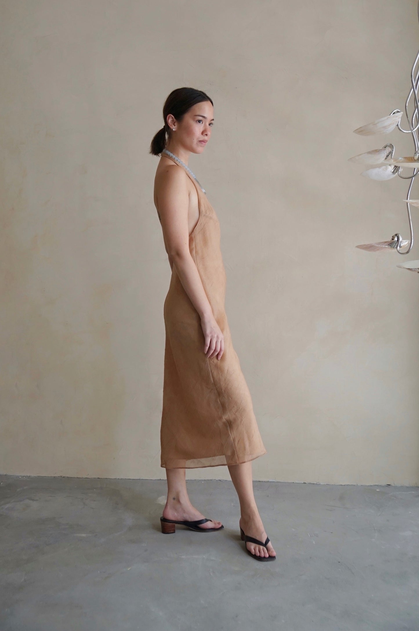 Halter Bias Midi Dress Sienna (Pre-order)