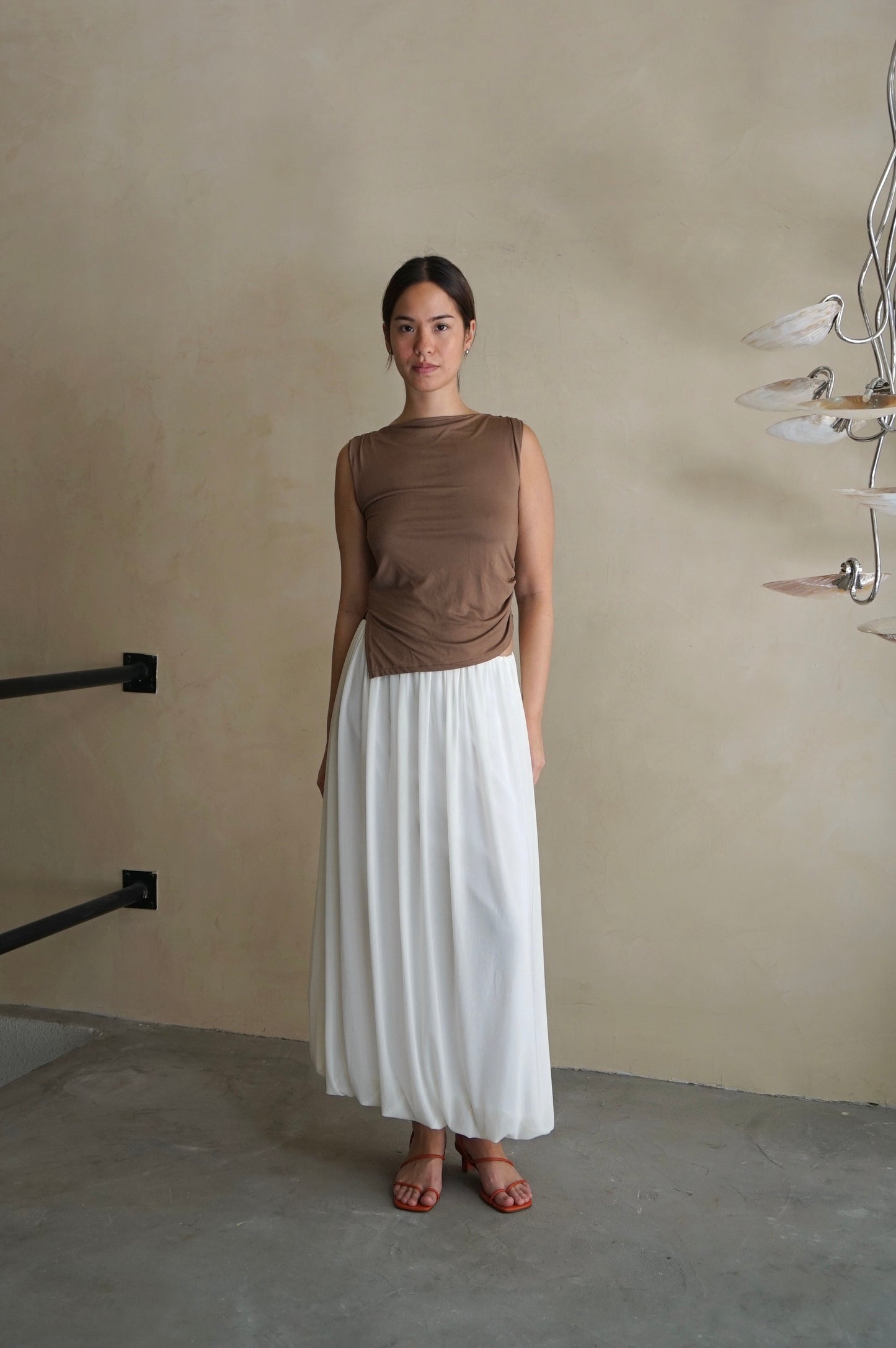 Cyanea Skirt Off White