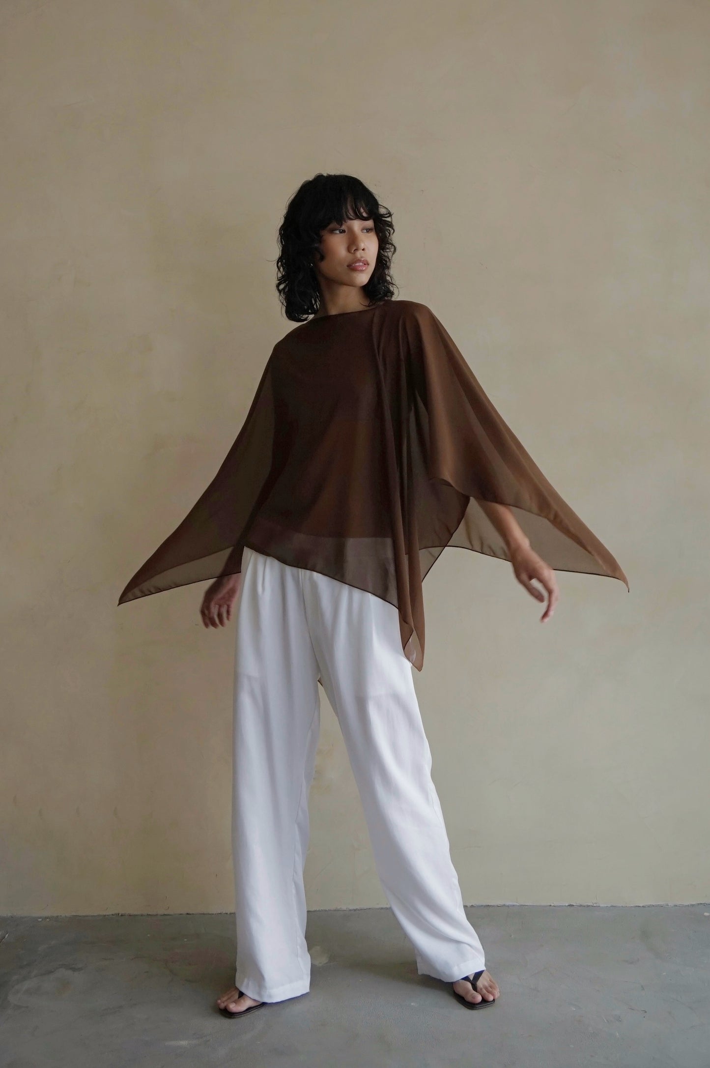 Remi Unisex Pants Porcelain Tencel