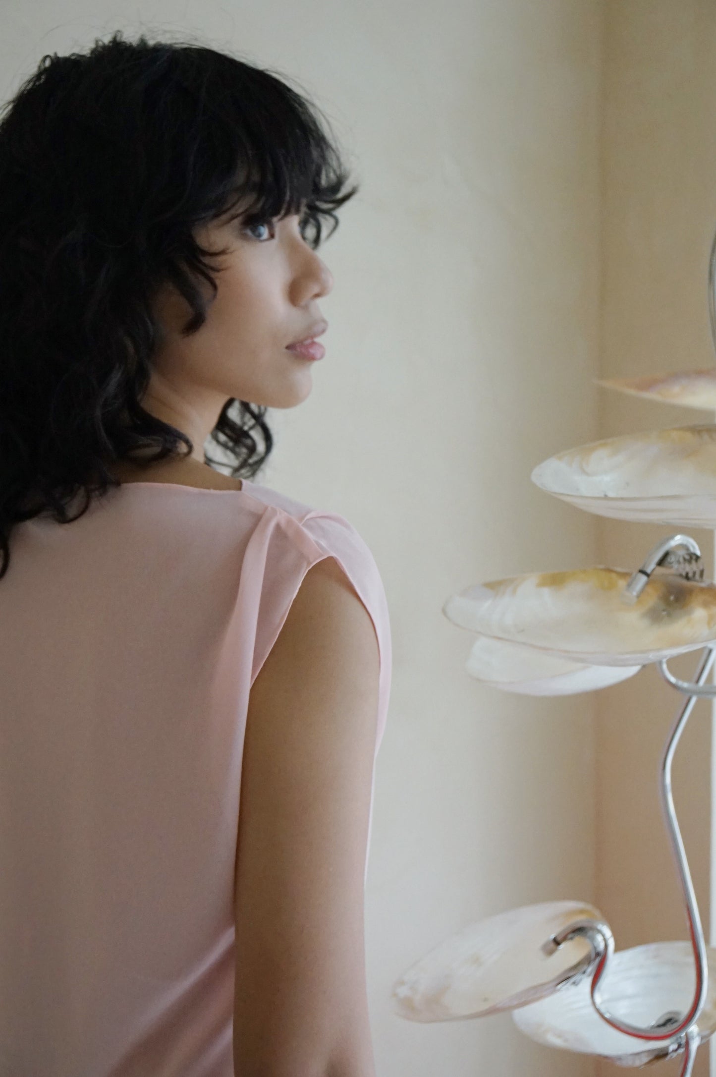 Sheer Bateau Top Coral