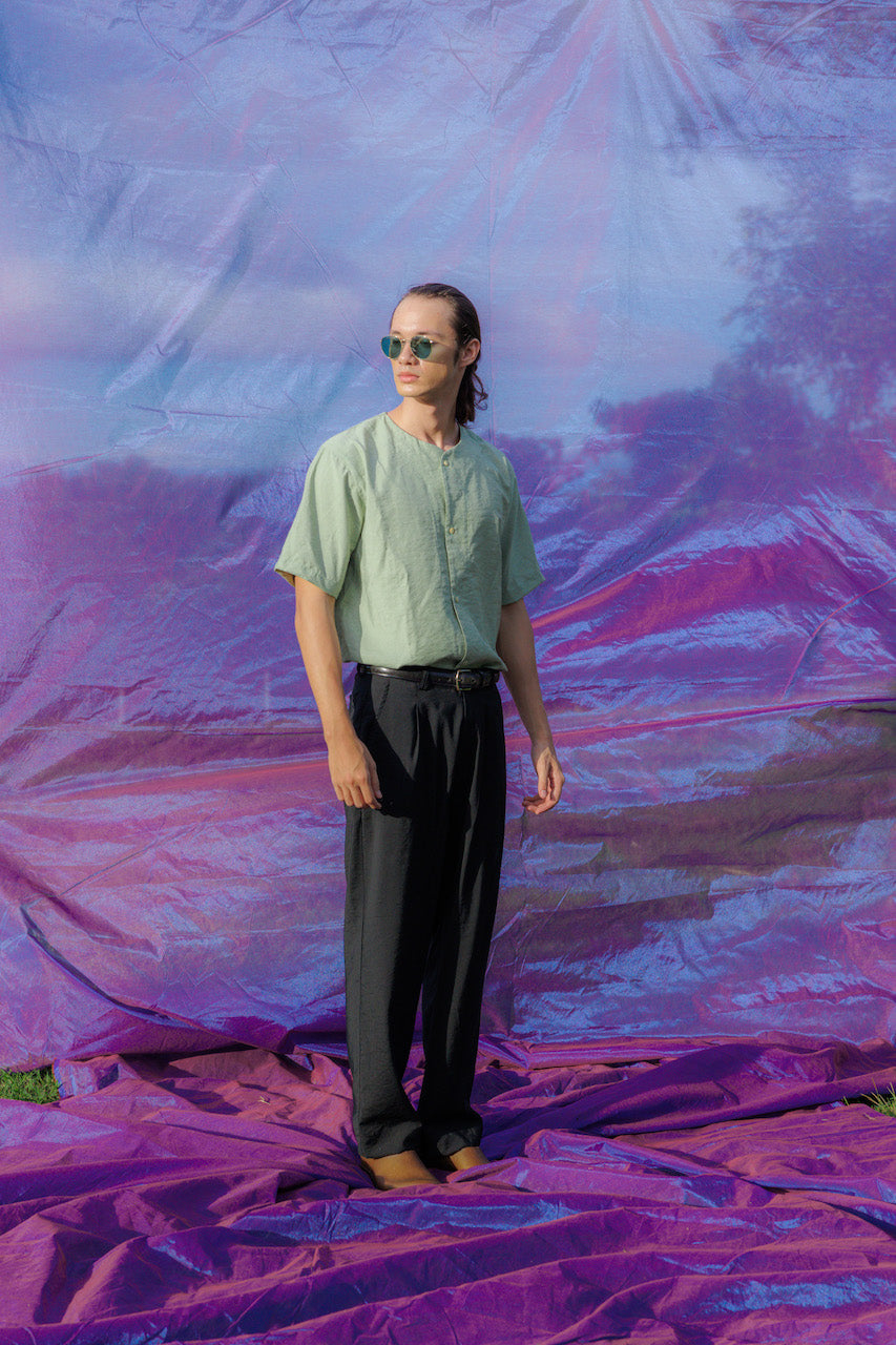 Pleated Trousers Ink