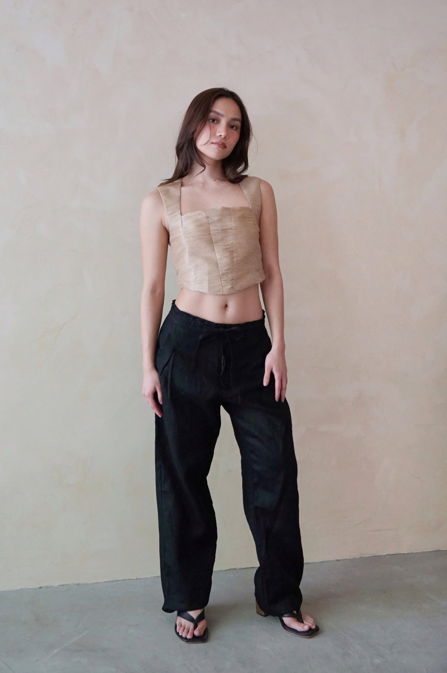 Cable Trousers Black