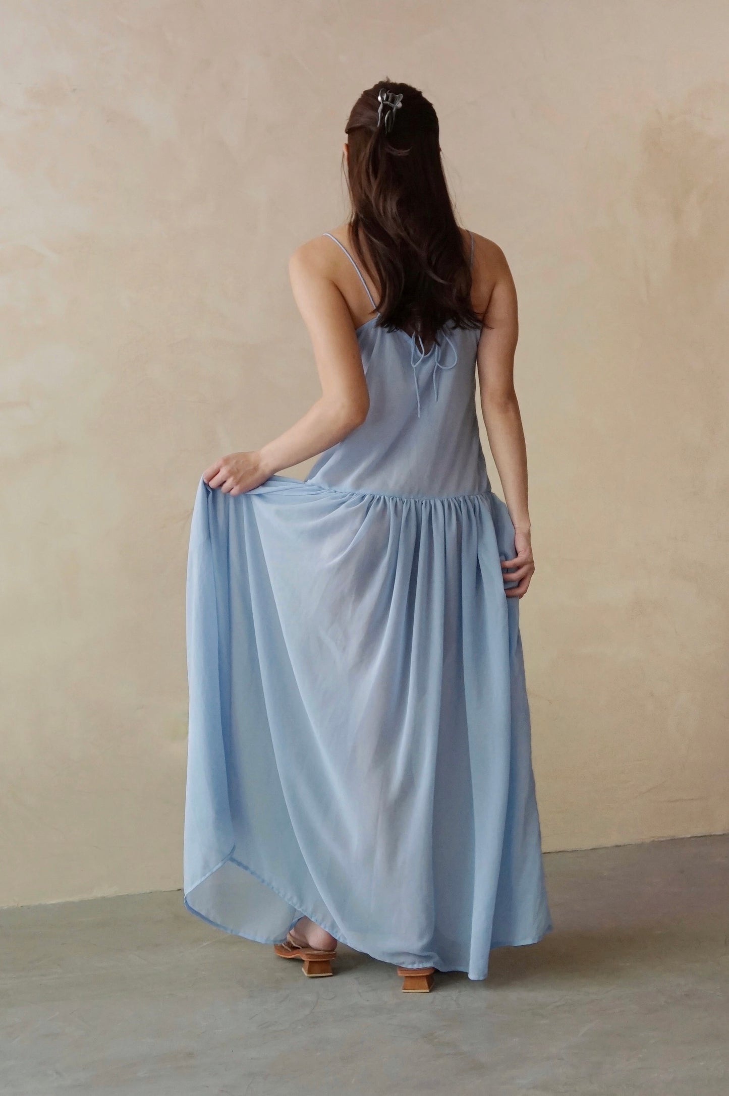 Drop Waist Dress Periwinkle (pre-order)