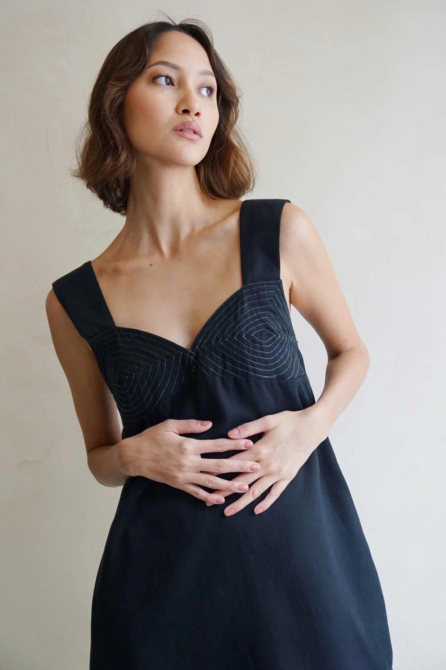 Coquille Shift Dress Ink