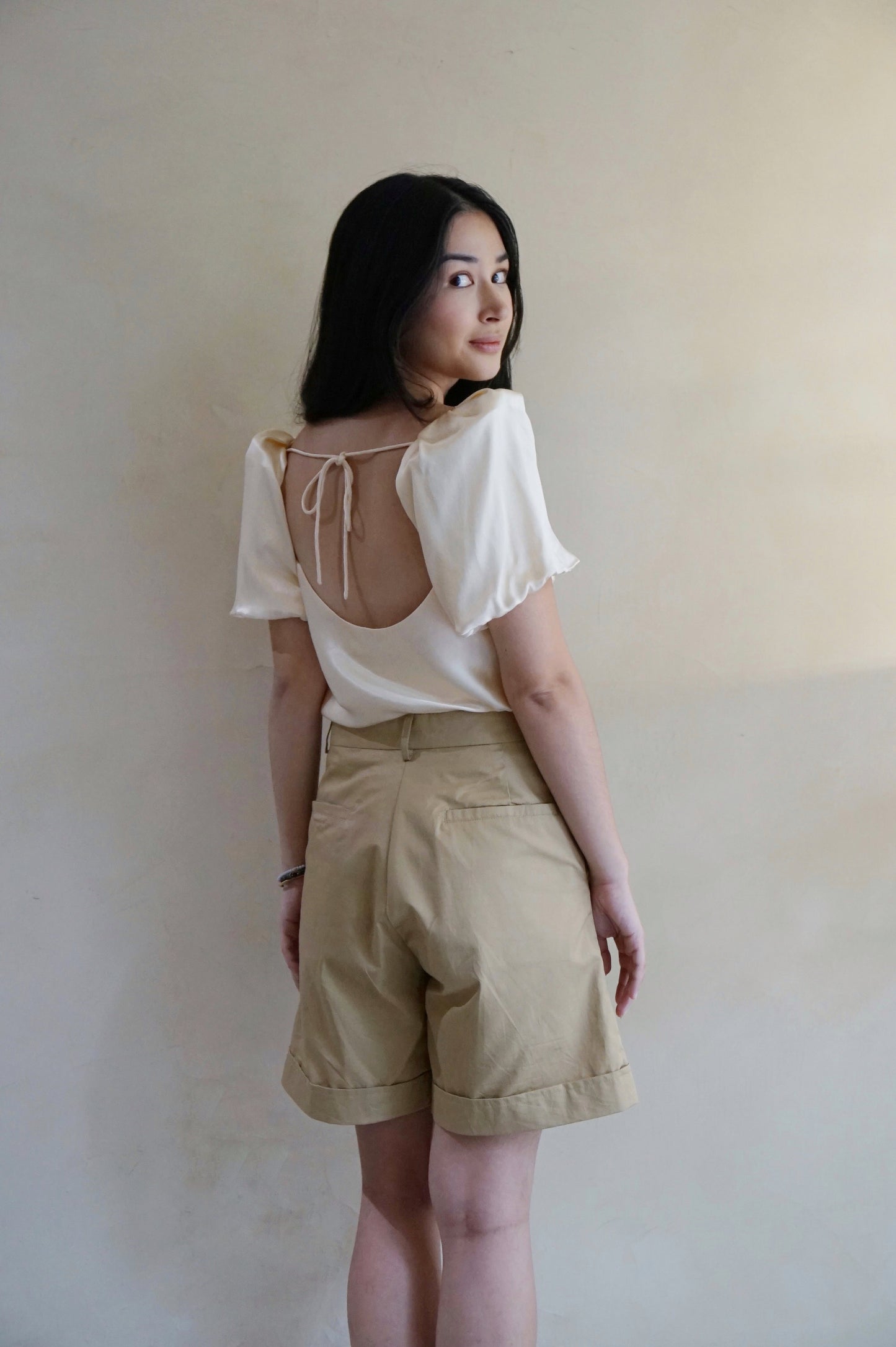 Bias Terno Top Champagne