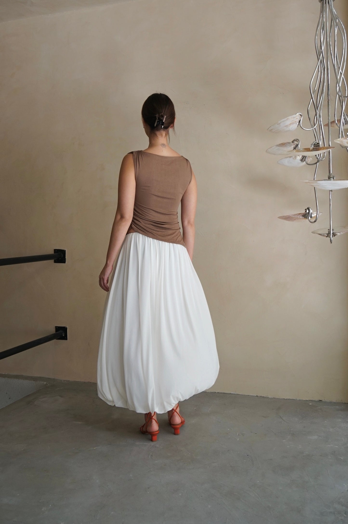 Cyanea Skirt Off White