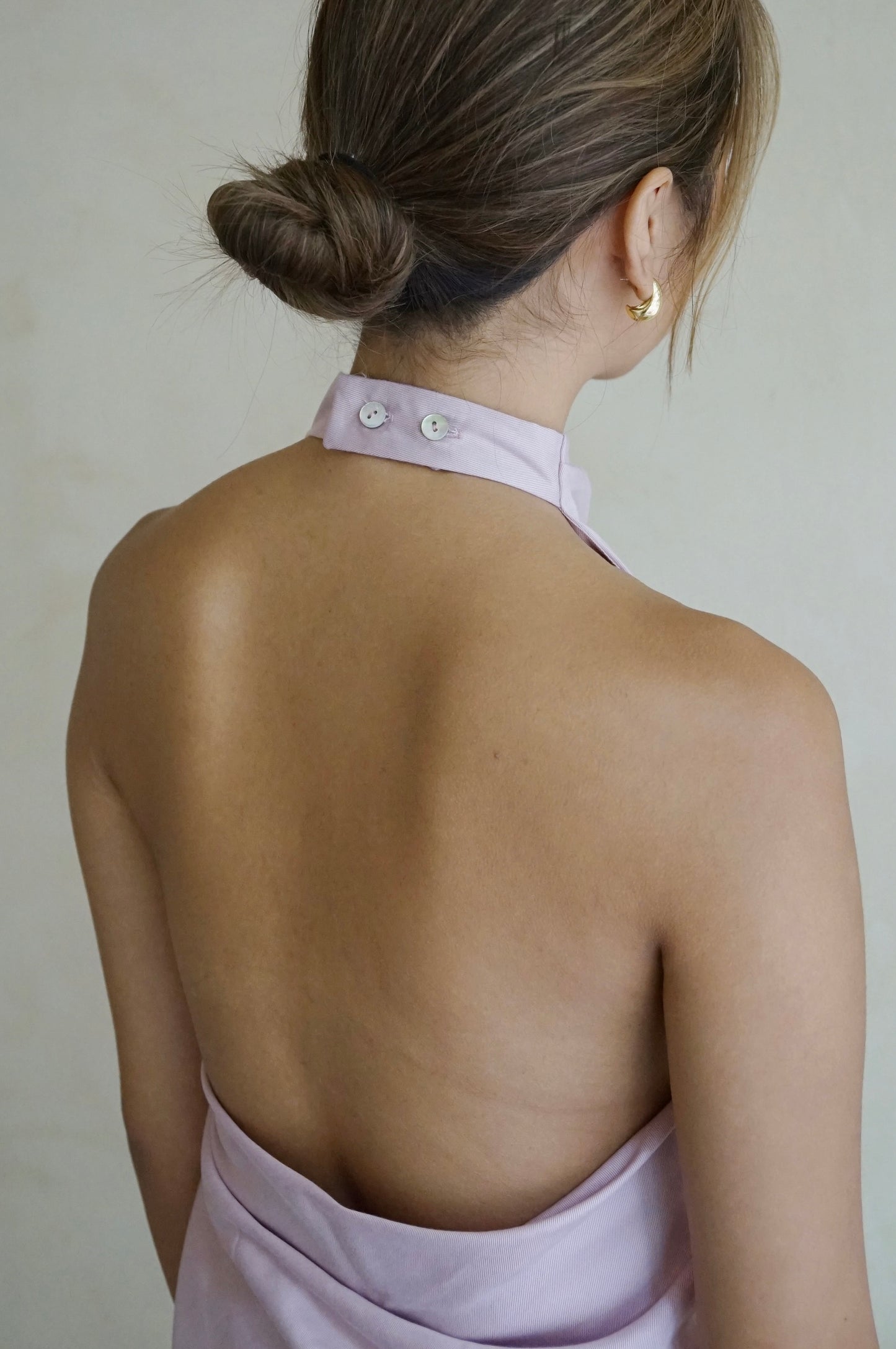 Clio Bias Top Blush