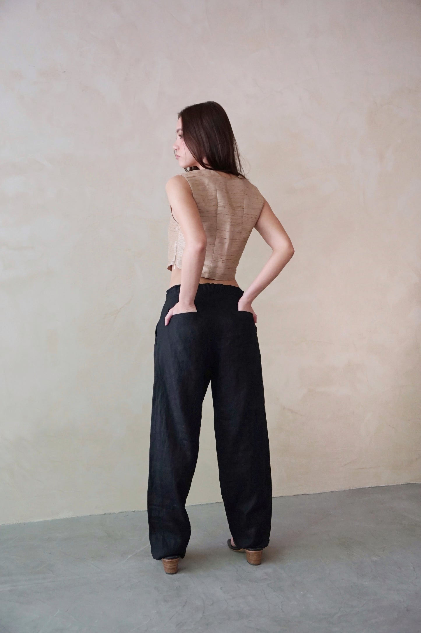 Cable Trousers Black
