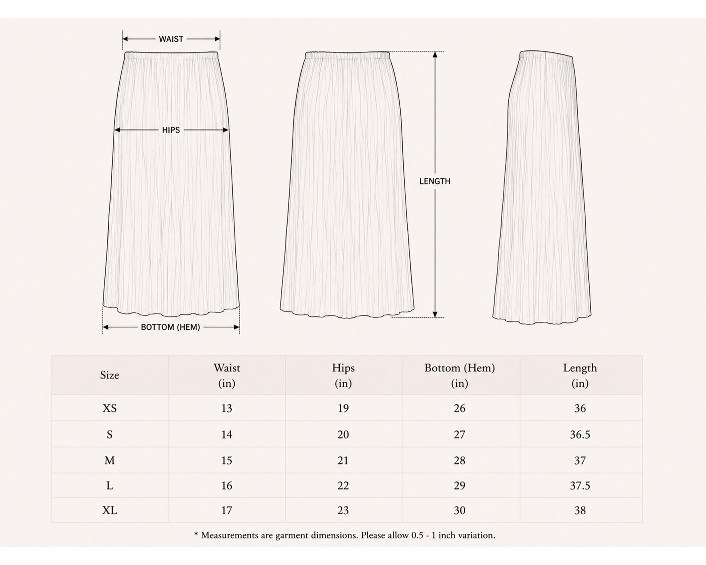 Strata Maxi Skirt Lavender (Pre-order)