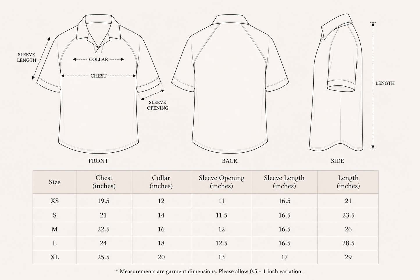 Raglan Polo Milk
