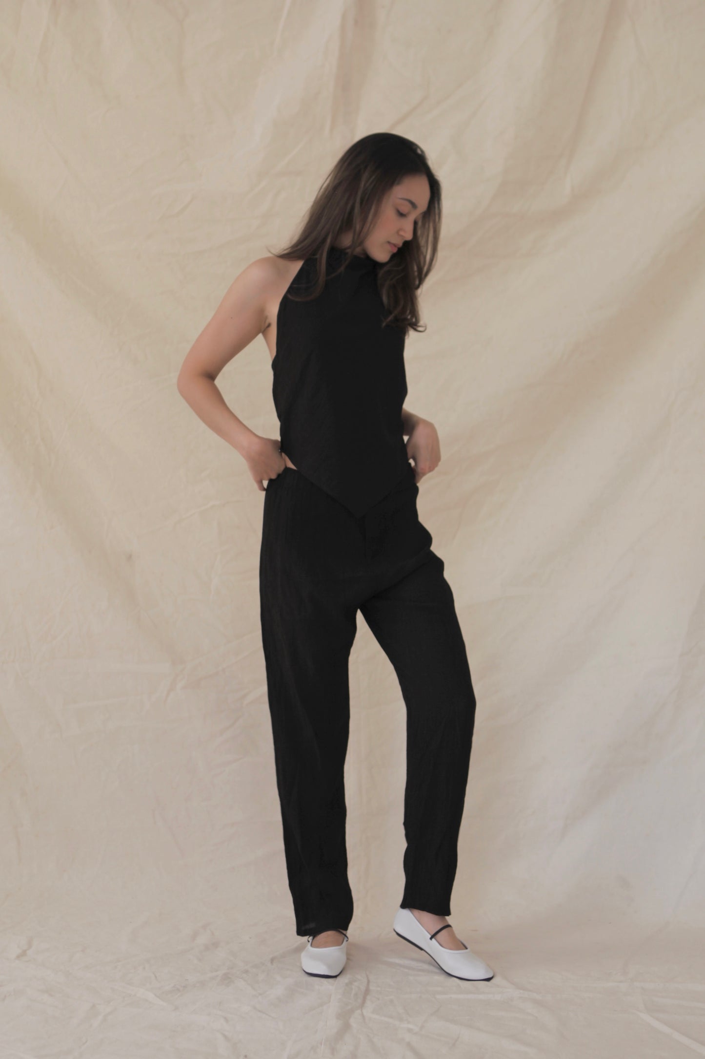 Unisex Strata Pajama Pants Black