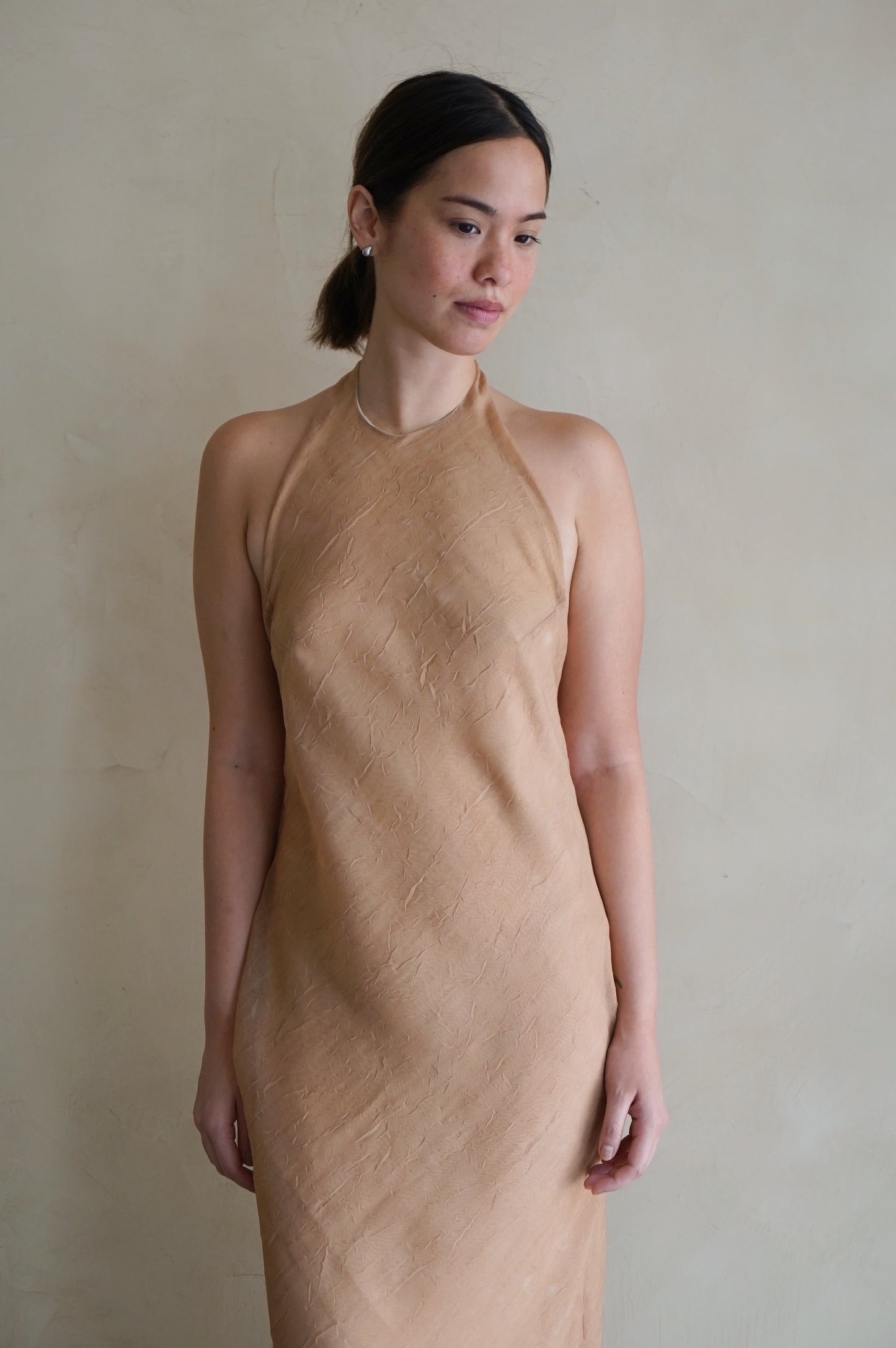 Halter Bias Midi Dress Sienna (Pre-order)