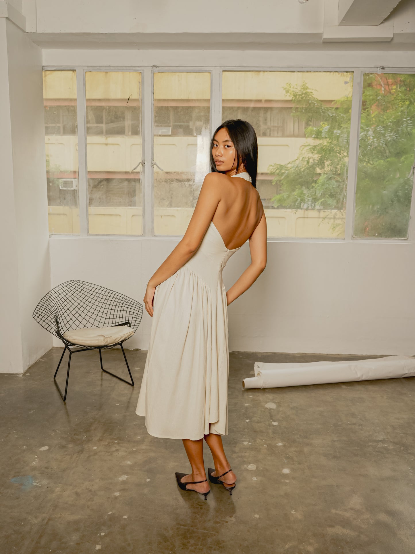 Allegra Dress Stone