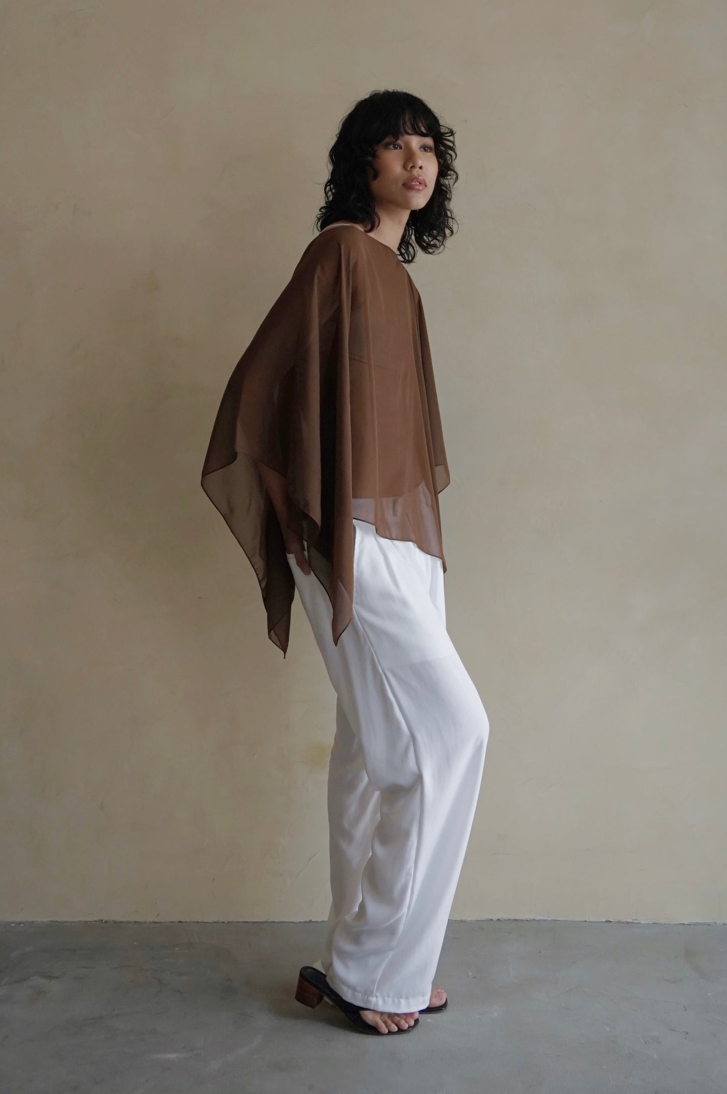 Remi Unisex Pants Porcelain Tencel