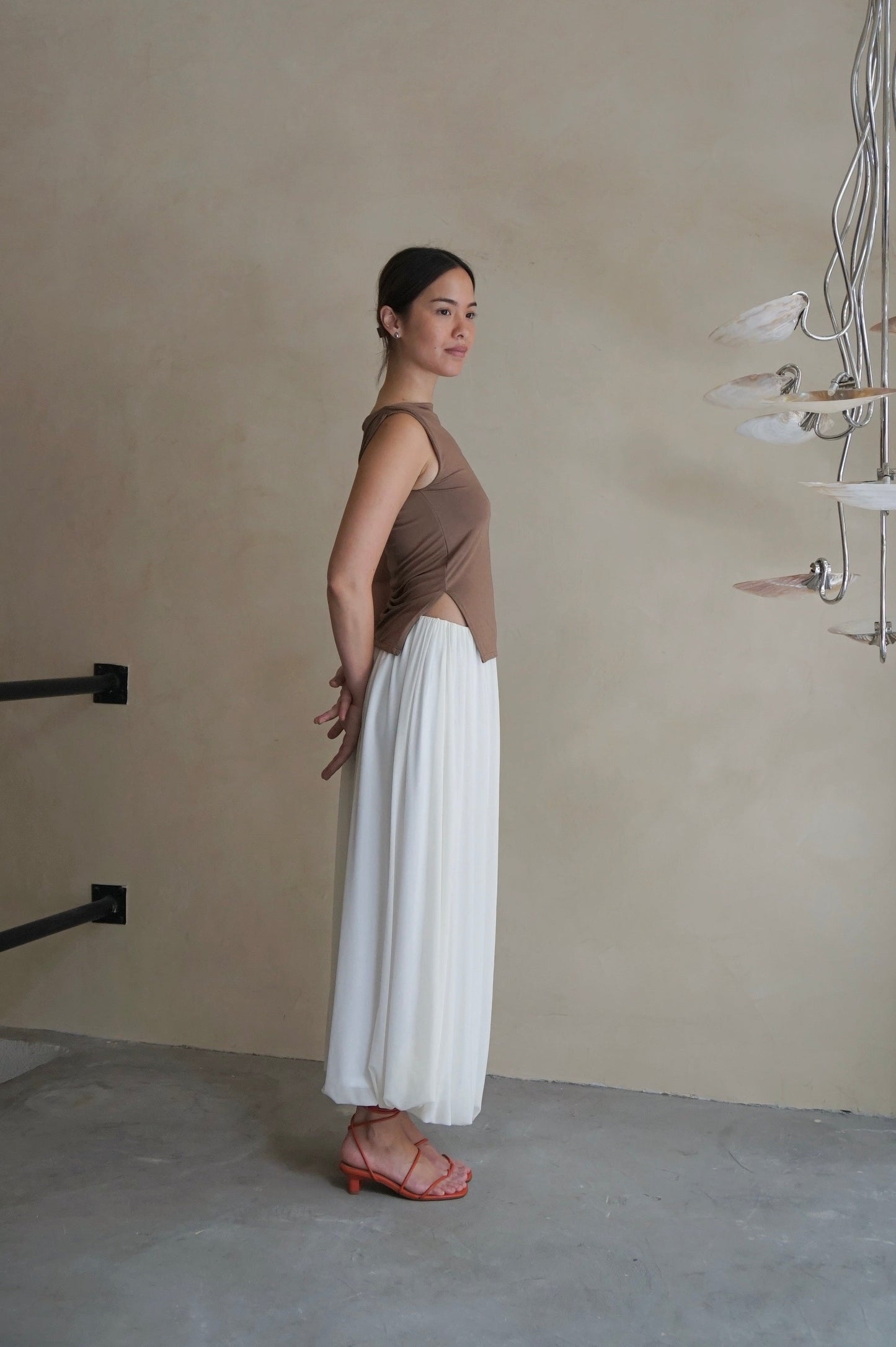 Cyanea Skirt Off White