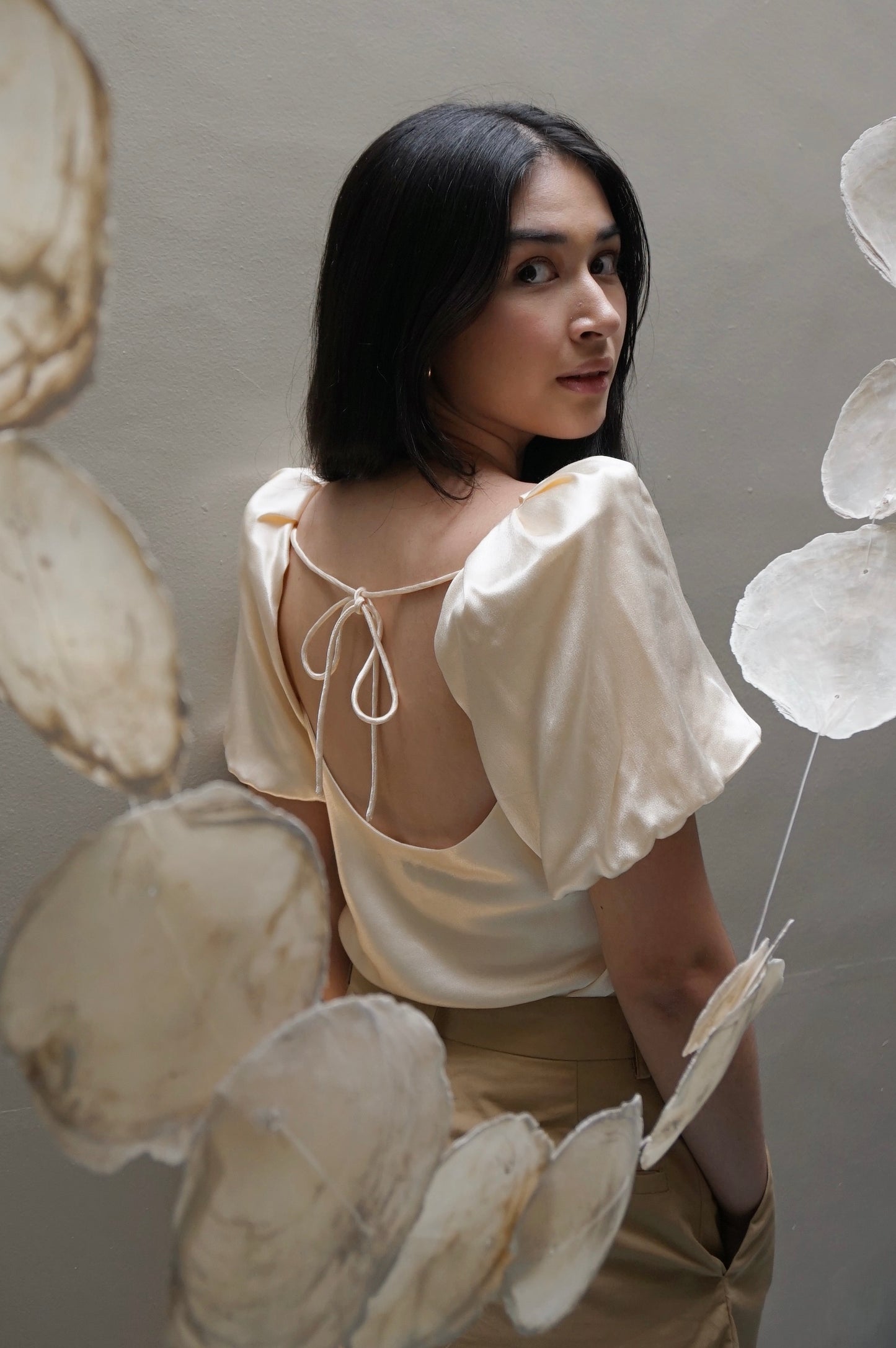 Bias Terno Top Champagne