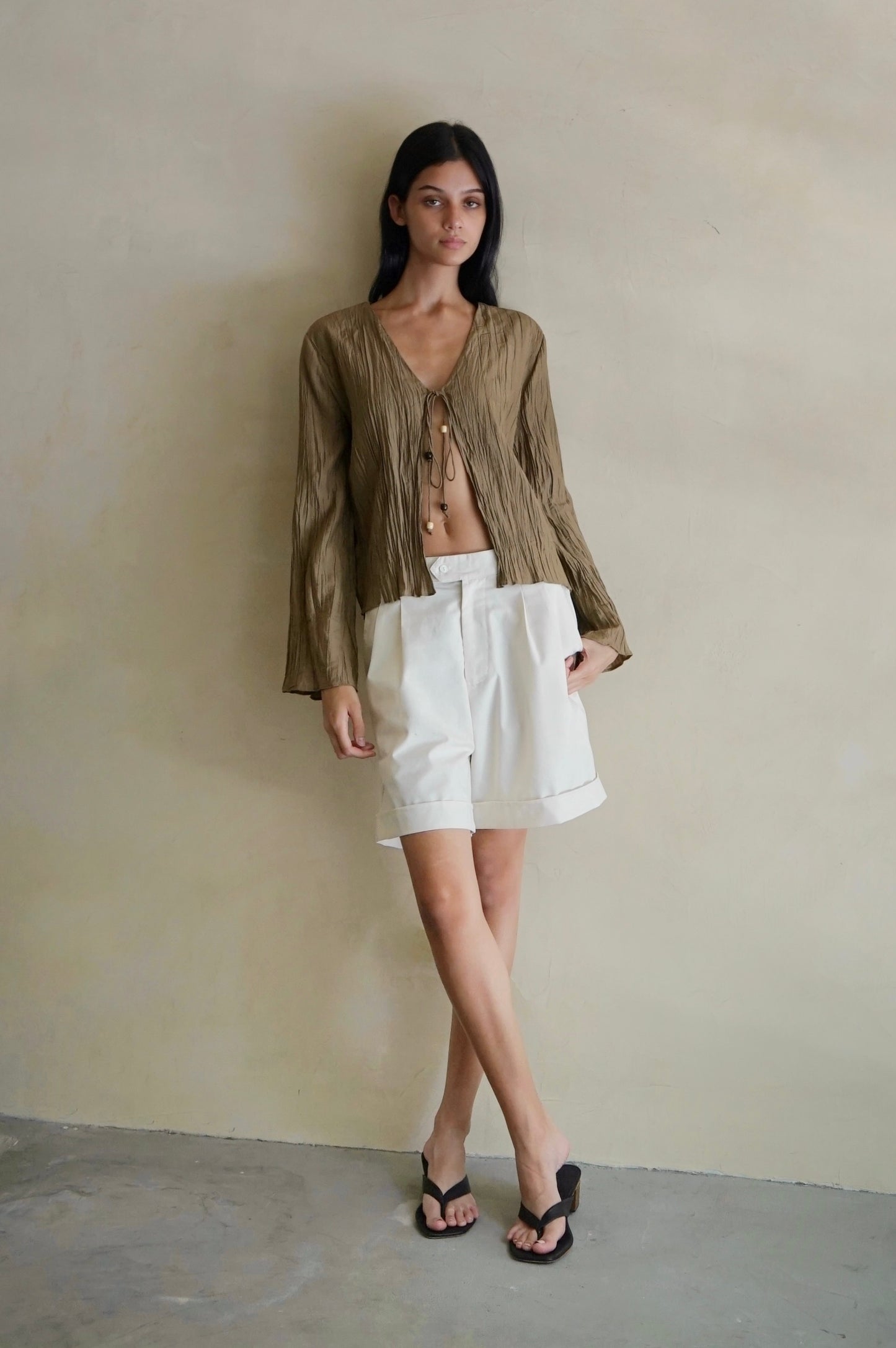 Ondine Tie Top Kelp