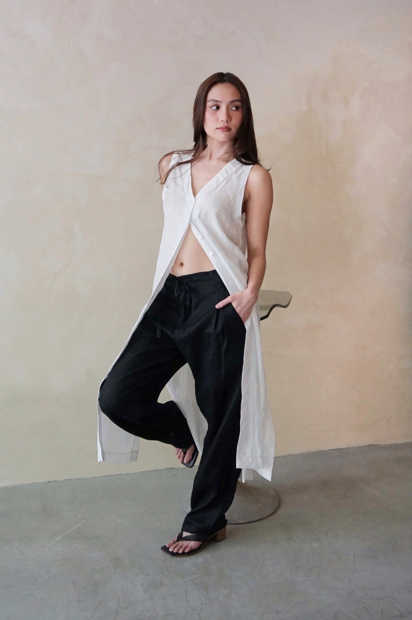 Cable Trousers Black