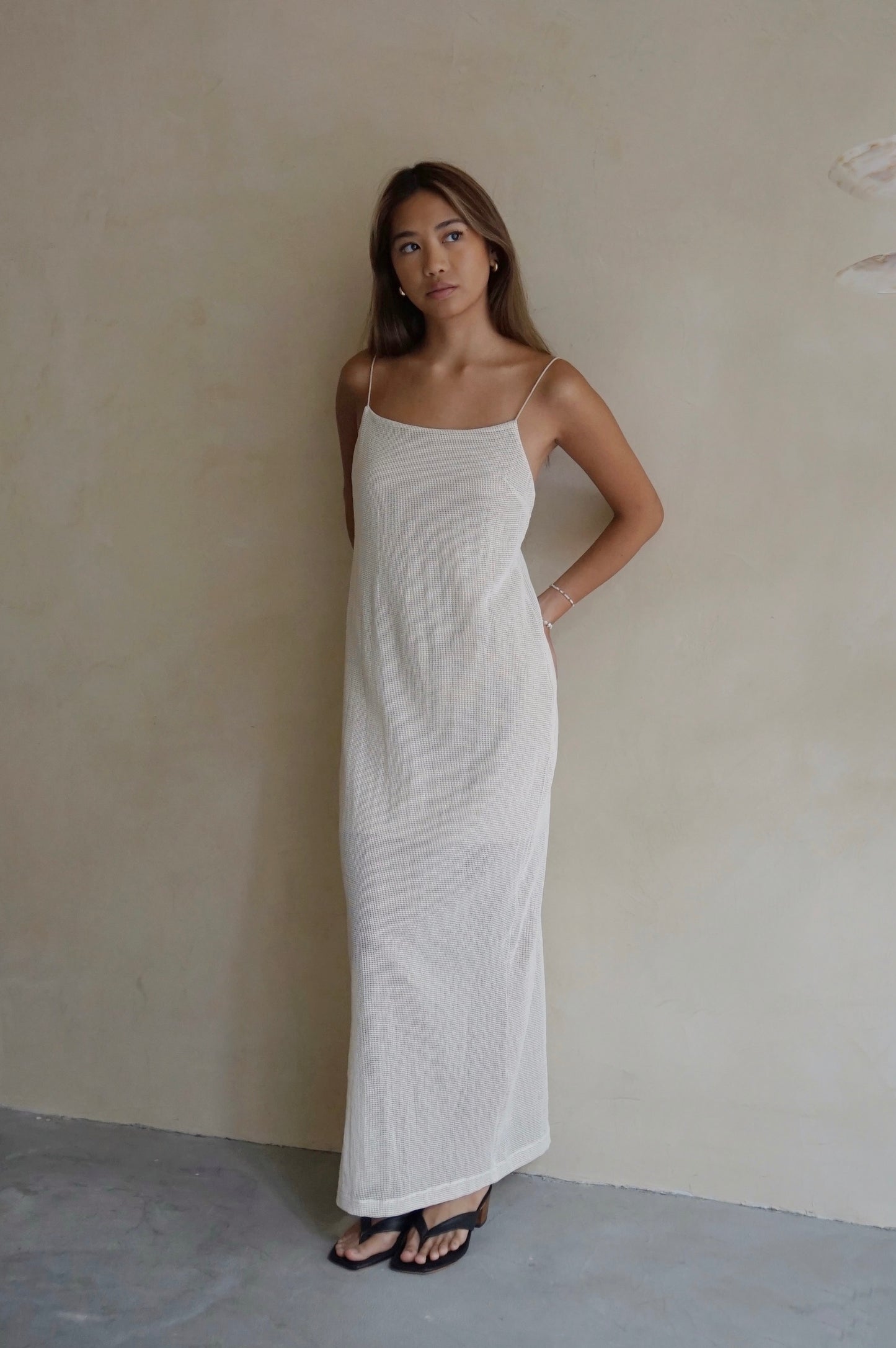 Net Presko Maxi Dress Natural