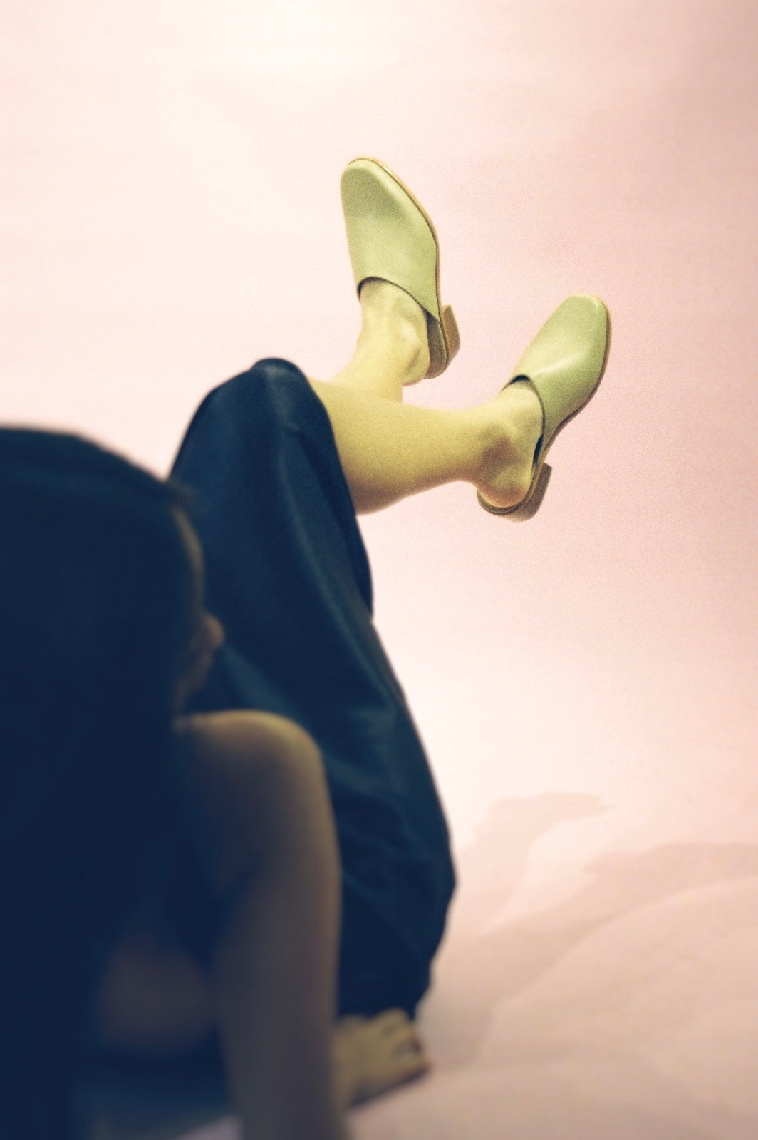 Áraw x Rô Heeled Mules Nude