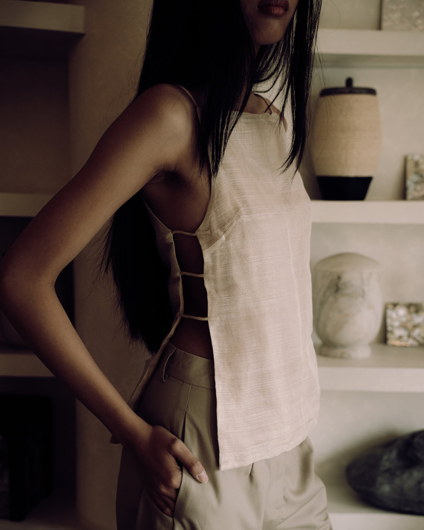 Piña Bintana Tunic Top Natural