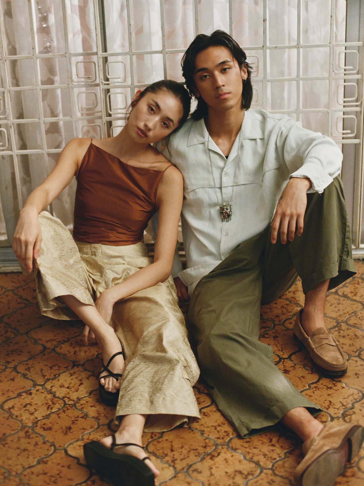 Pagoda Long Sleeve Shirt Sencha (pre-order)