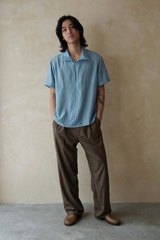 Strata Volley Shirt Harbor Blue