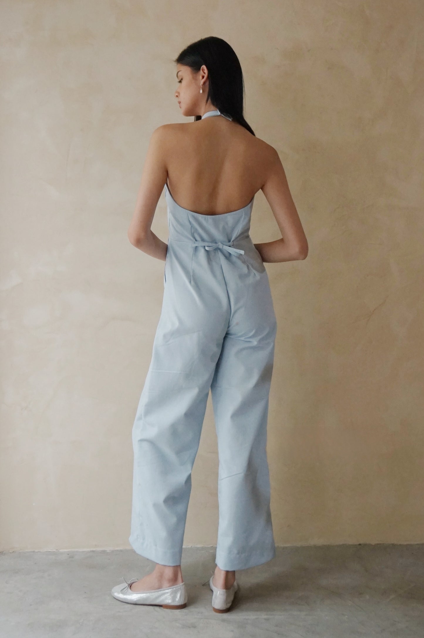 Ace Halter Jumpsuit Angelite (pre-order)