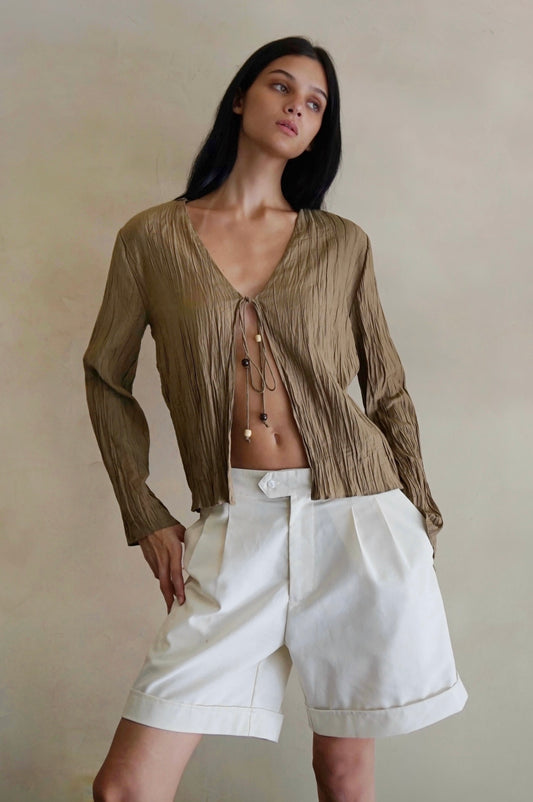 Ondine Tie Top Kelp