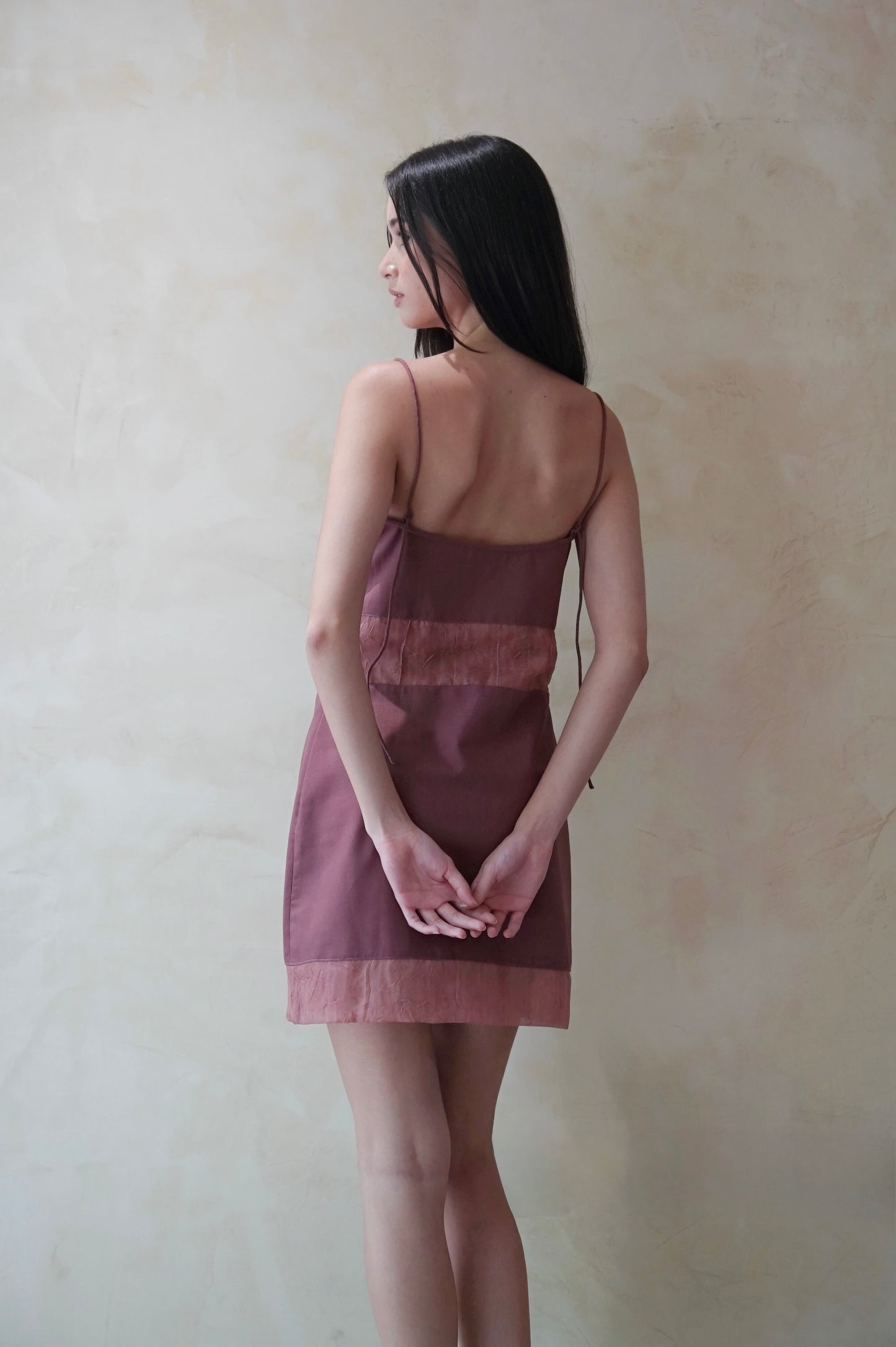 Sapin Mini Dress Plum