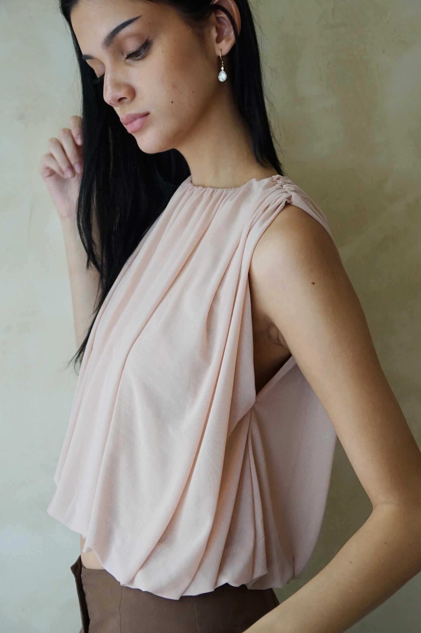 Cyanea Halter Top Blush