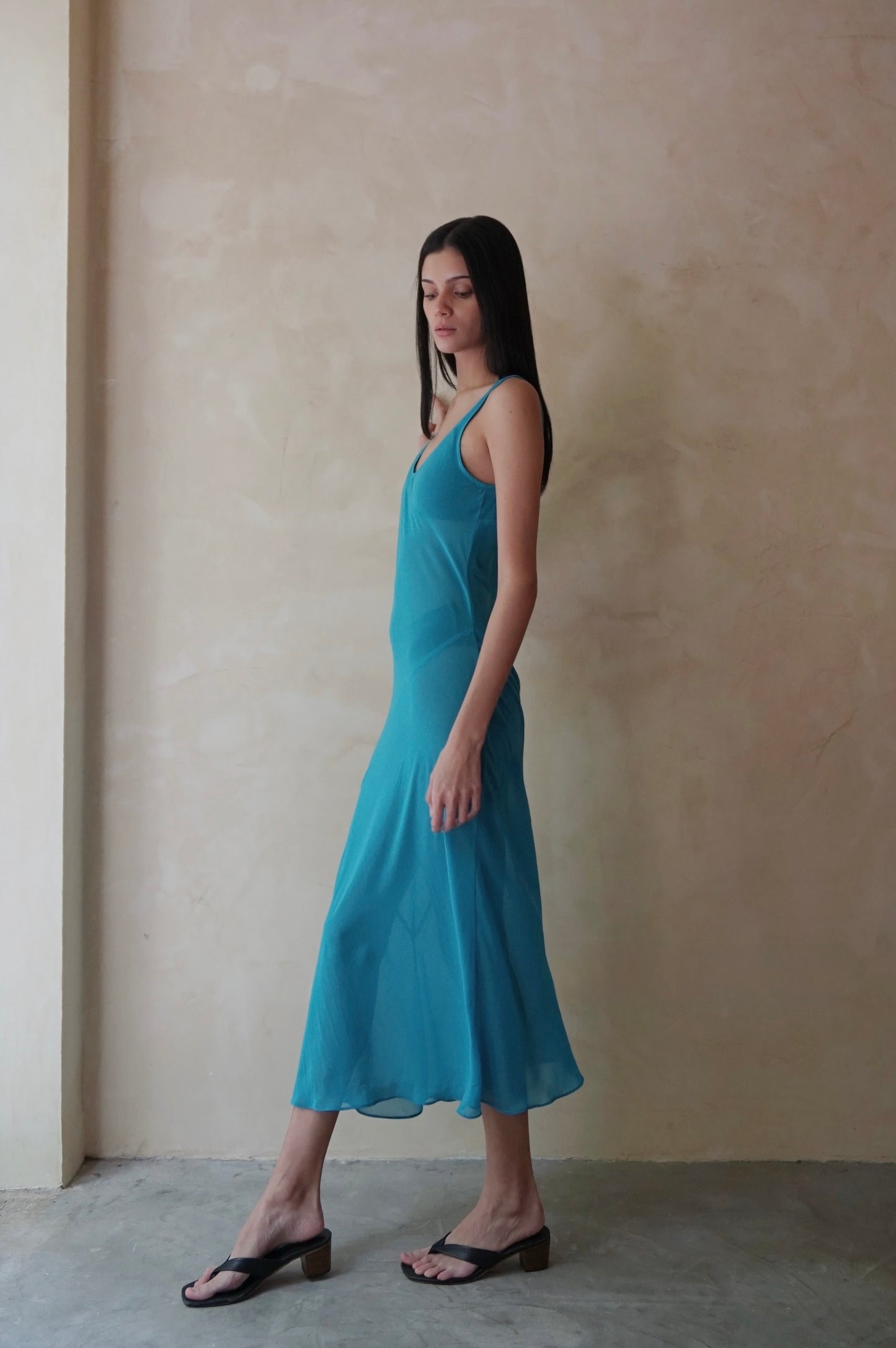Lune Veil Maxi Dress Capri