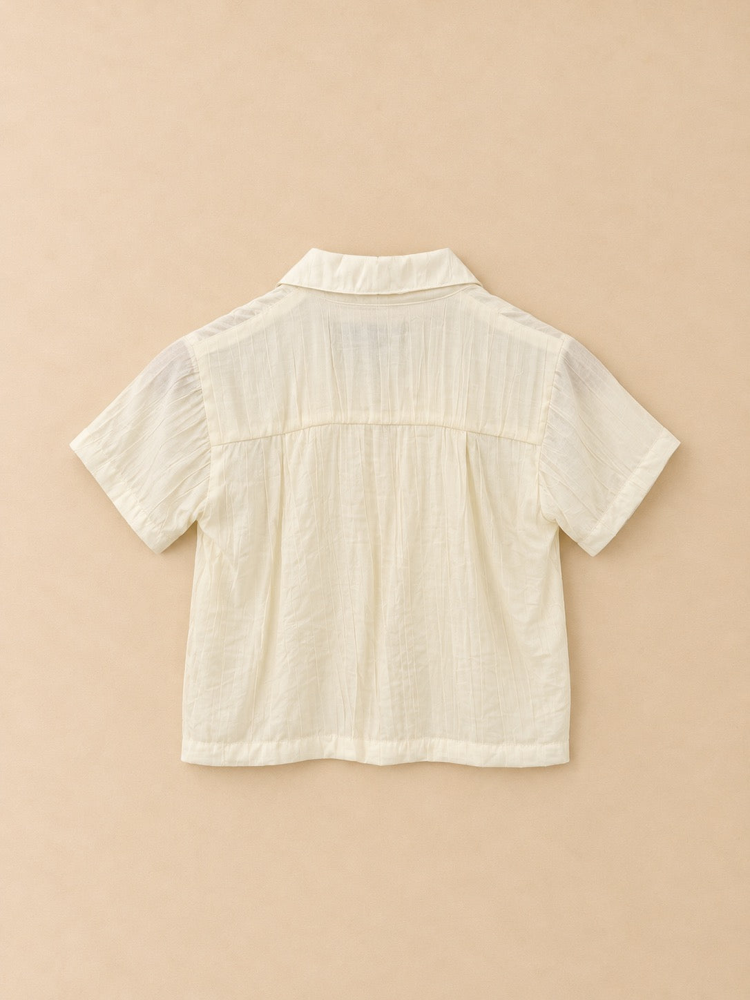 Boy’s Volley Shirt White Crinkle