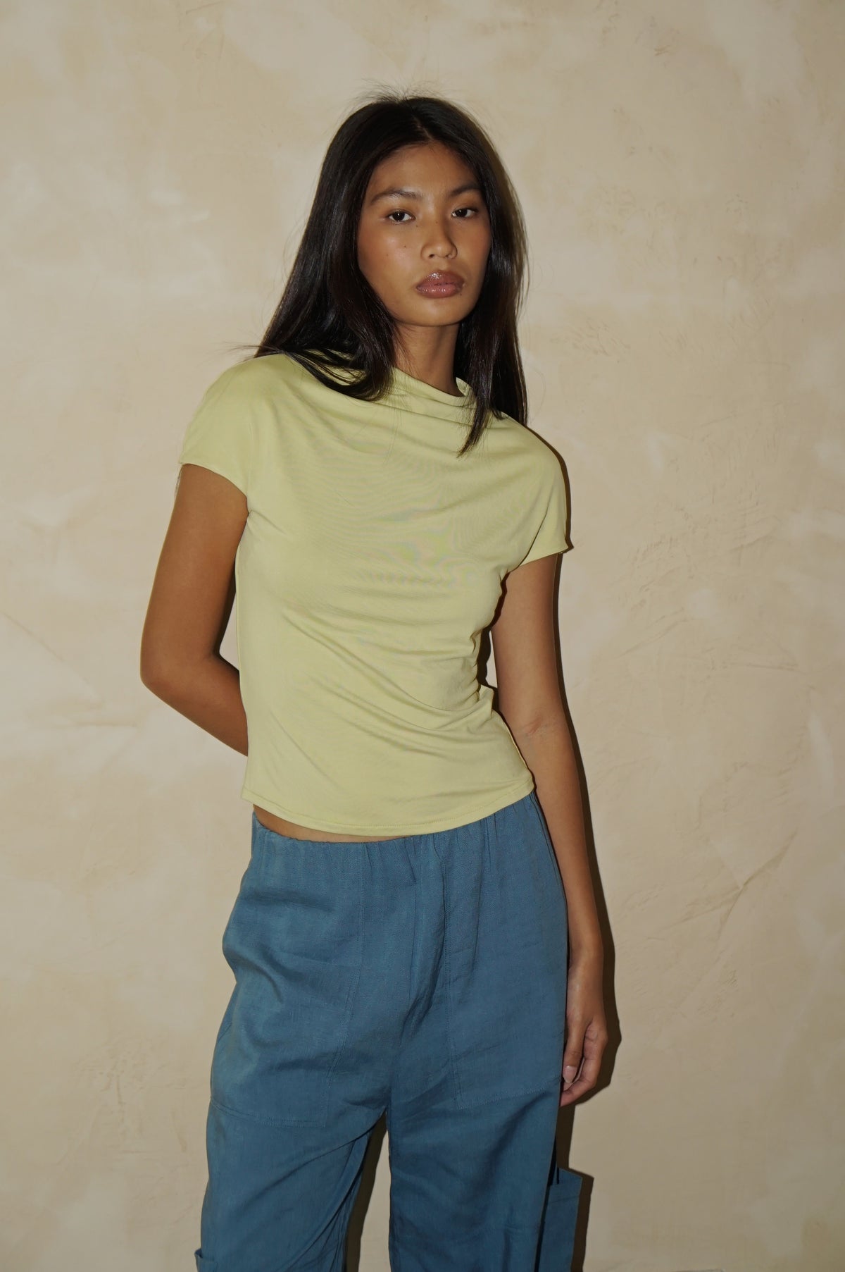 Mock Neck Top Zest