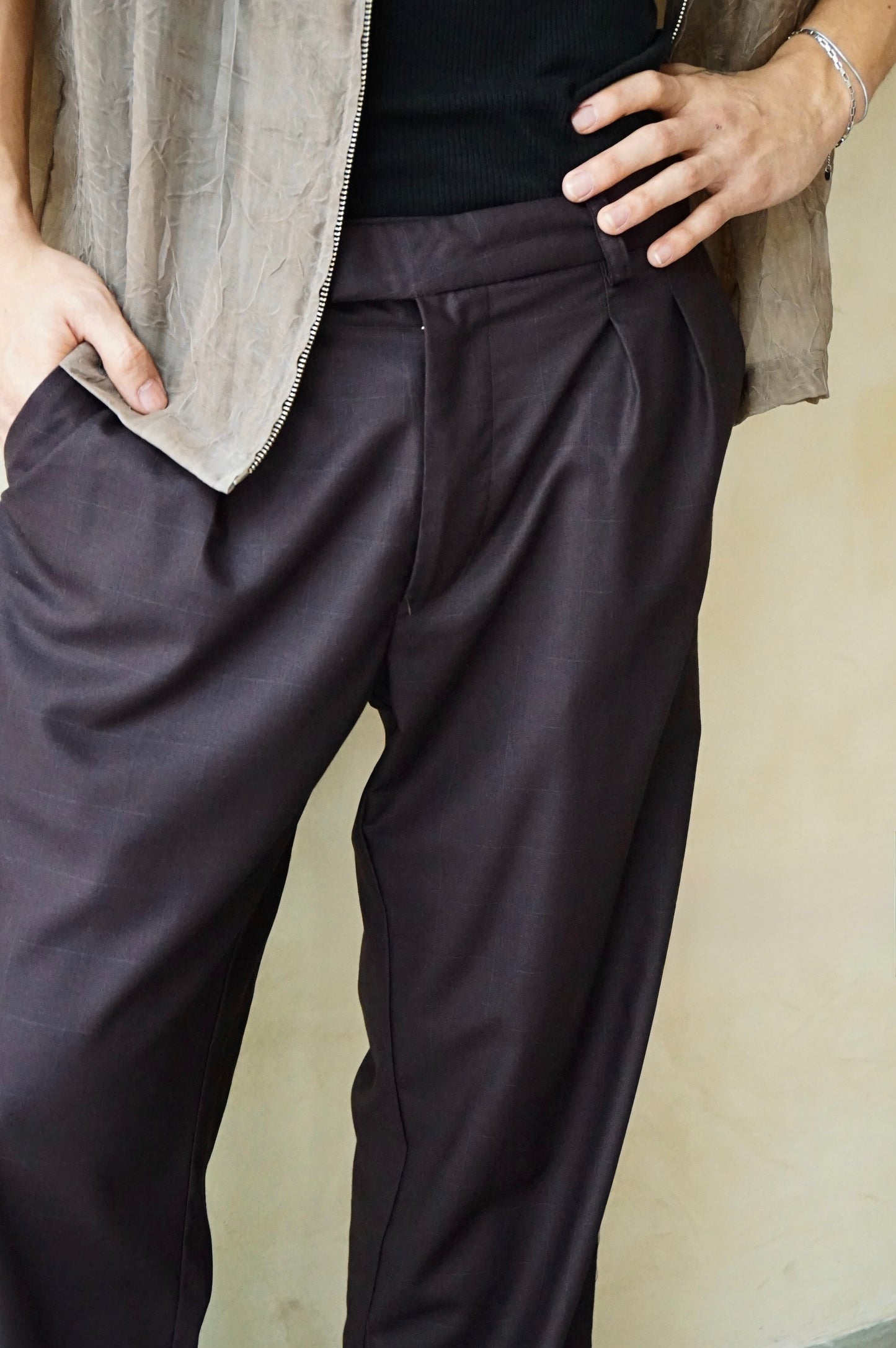 Remi Unisex Pants Eggplant (Pre-order)