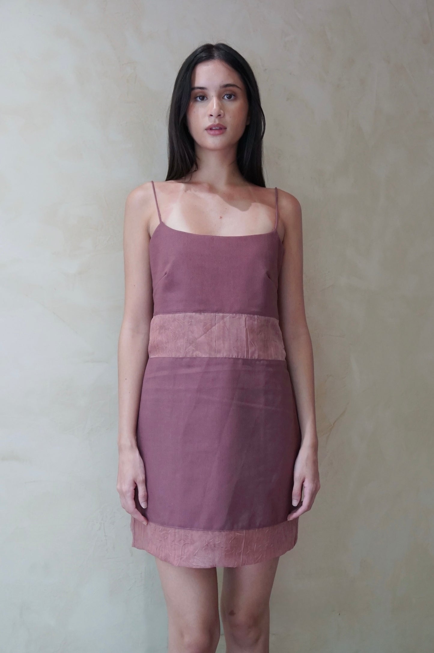 Sapin Mini Dress Plum