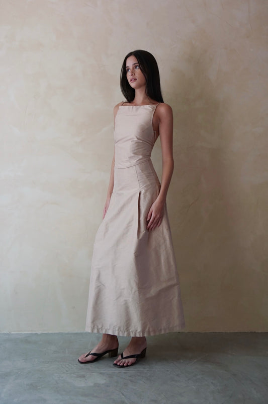 Billow Skirt Raw Antique Rose