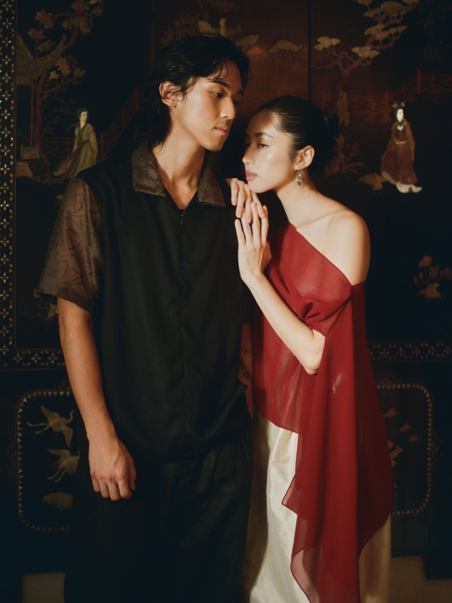 Colorblock Volley Shirt Black Ivy