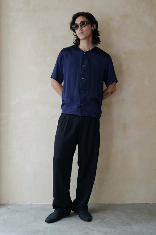 Remi Unisex Pants Black Tencel