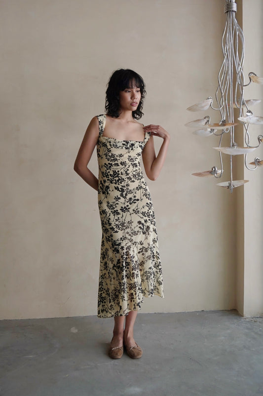 Nivela Slip Dress Wild Fennel